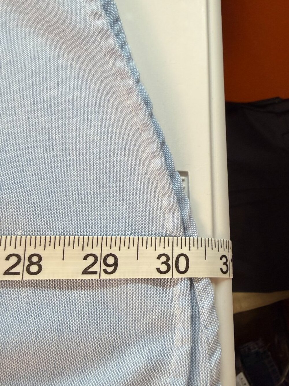 Stafford Wrinkle Free Oxford Button Down Dress Shirt Blue 15.5/33 - Picture 10 of 10
